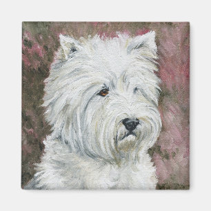 Íman "West Highland Terrier", ímã de arte canina