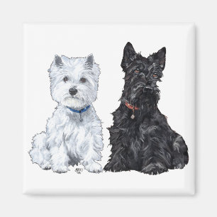 Íman West Highland White & Scottish Terriers