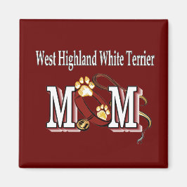 Íman West Highland White Terrier Mãe Presente