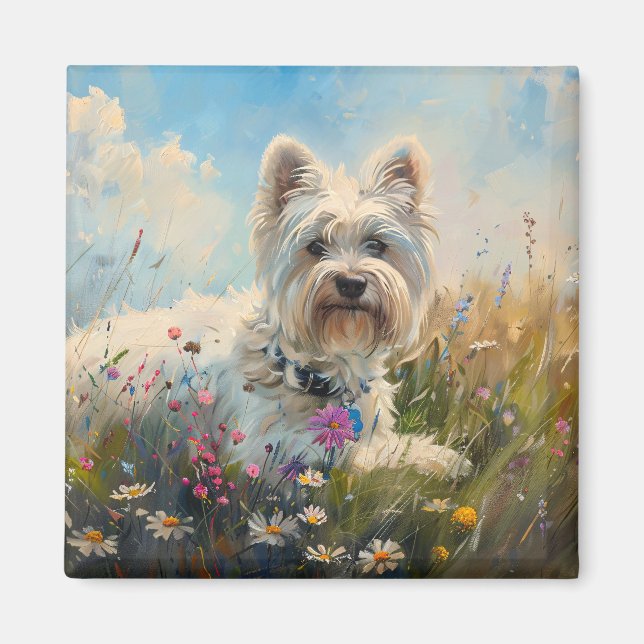 Íman West Highland White Terrier WildFrangos (Frente)