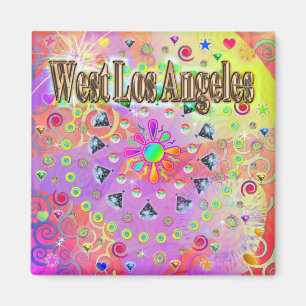Íman West Los Angeles Lucky Ouro Magnet