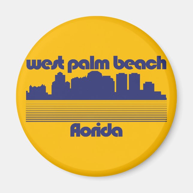 Íman West Palm Beach Flórida (Frente)