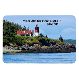 Íman West Quoddy Head Light, Maine Premium Flexi Magnet