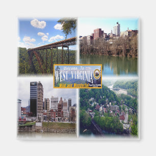 Íman West Virginia dos EUA - Ponte New River Gorge -