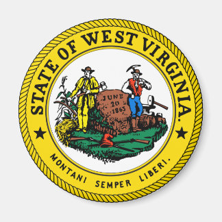 Íman West Virginia State Seal Magnet
