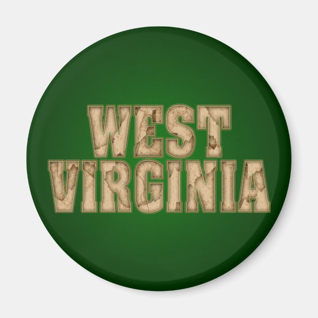 Íman West Virginia Vintage (Frente)