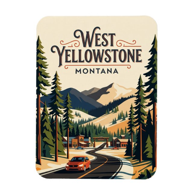 Íman West Yellowstone EUA (Vertical)