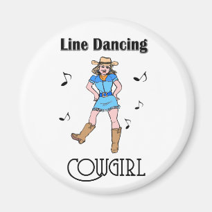 Íman Western "Line Dancing Cowgirl"
