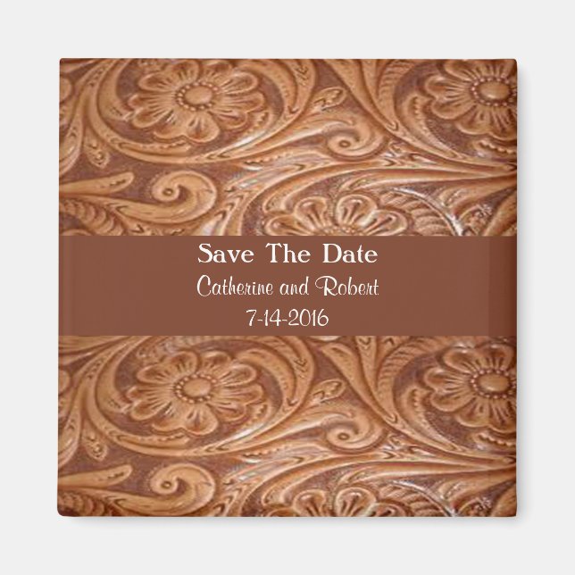 Íman Western Wedding Salvar a Data (Frente)