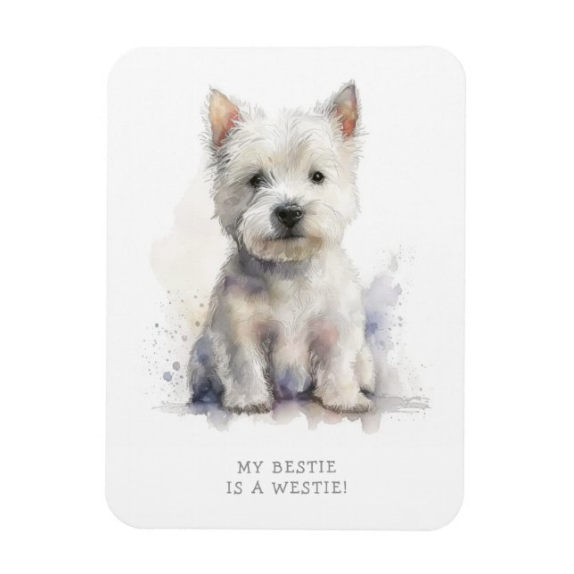 Íman Westie Cheeky Gift (Vertical)