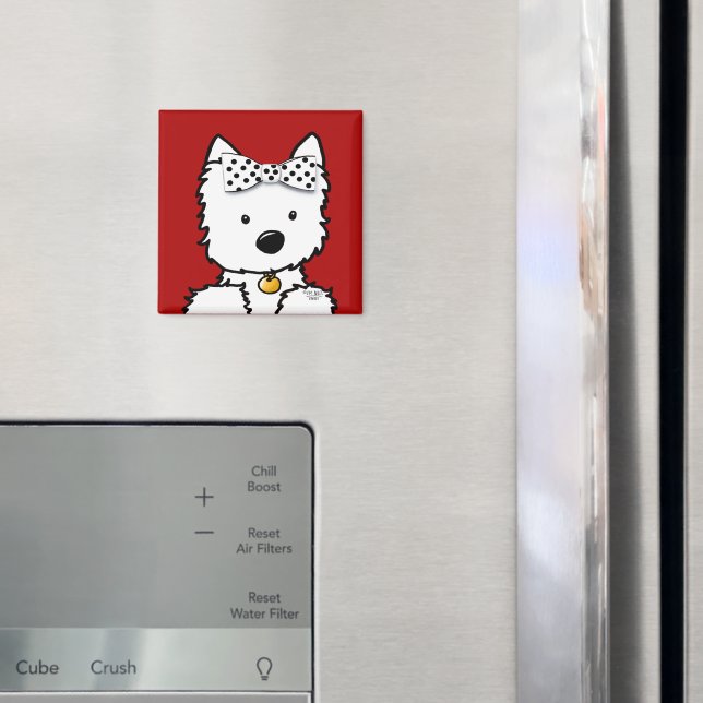 Íman Westie Girl (In Situ (Fridge))