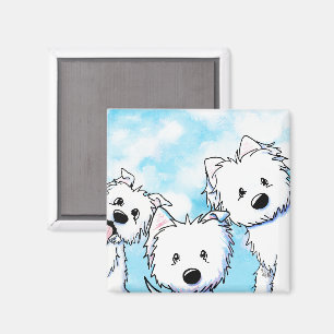 Íman Westies curiosos 