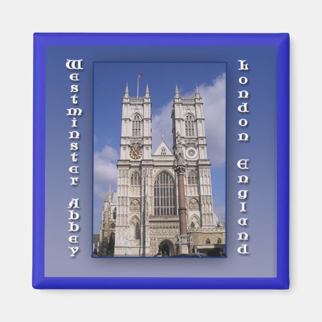 Íman Westminster Abbey London Magnet (Frente)