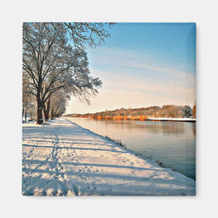 Íman Westphalia Alemanha — Paisagem de inverno