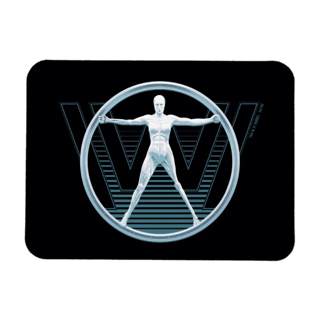 Íman Westworld | Logotipo Android Vitruviano (Horizontal)
