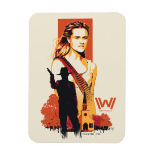 Íman Westworld Wyatt & Man em preto na Igreja Branca