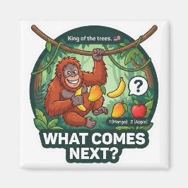 Íman What Comes Next? Orangutan Pattern Logic Game