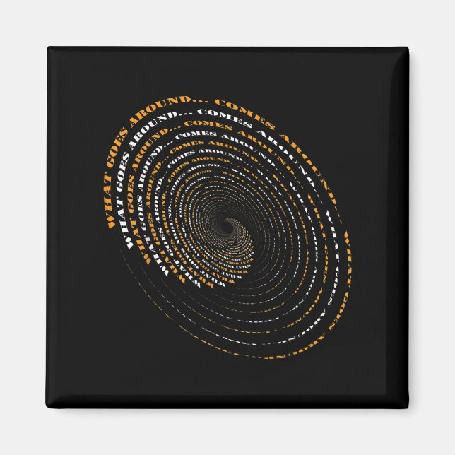 Íman What Goes Around Comes Around Motivational  (Frente)