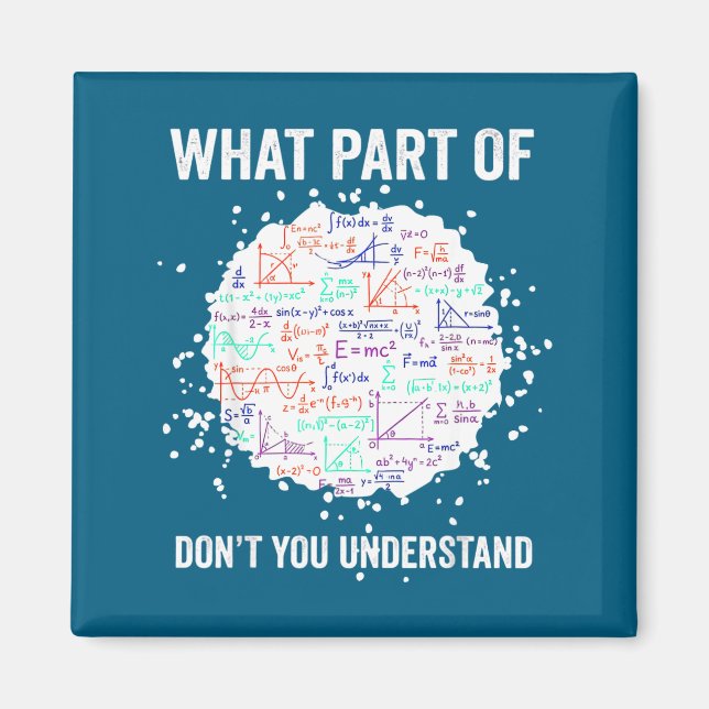 Íman What part don't you understand funny math calculus (Frente)