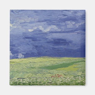 Íman Wheatfields de Vincent van Gogh sob o