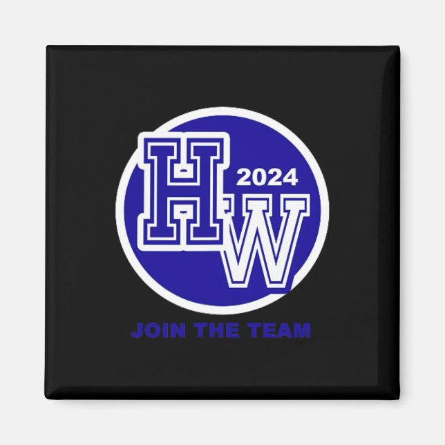 Íman Wheimer 2024 Junte-Se À Equipe - Save Our Democrac (Frente)