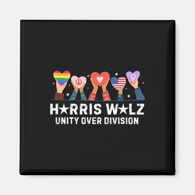 Íman Wheimer 2024 Unity Over Division Harris W 2024 1 (Frente)