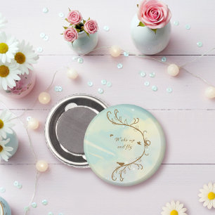 Íman Whimsic Baby Blue Acordar para cima e para voar