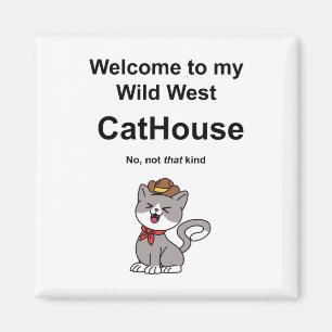 Íman Whimsical Cat