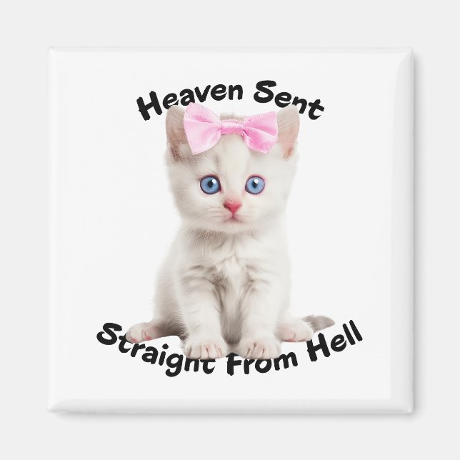 Íman Whimsical Cat (Frente)