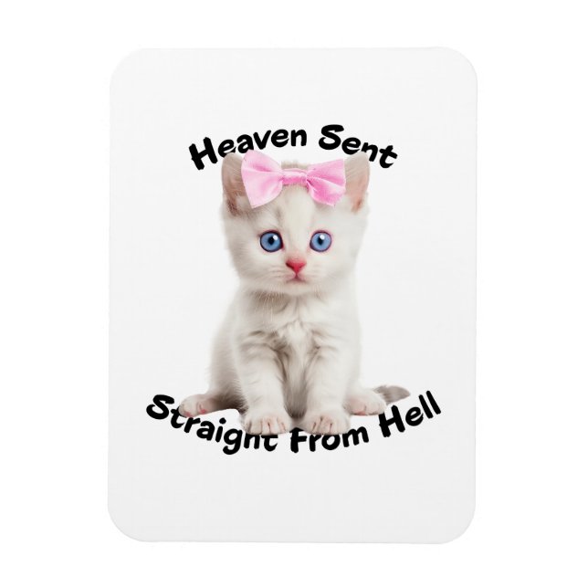 Íman Whimsical Cat (Vertical)