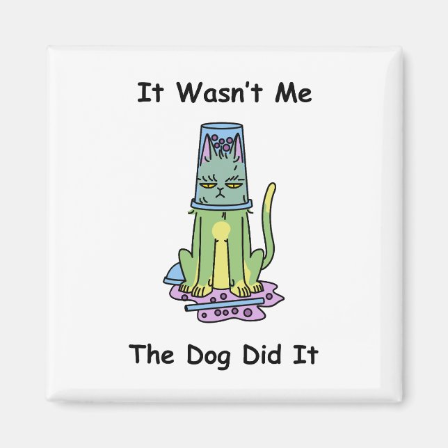 Íman Whimsical Cat (Frente)