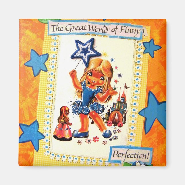 Íman Whimsical Finny - Vintage (Frente)