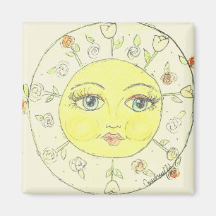 Íman Whimsical Sun - CBS domingo de manhã