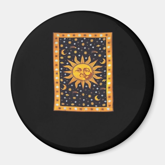 Íman Whimsigoth 90s Sun e Moon (Frente)