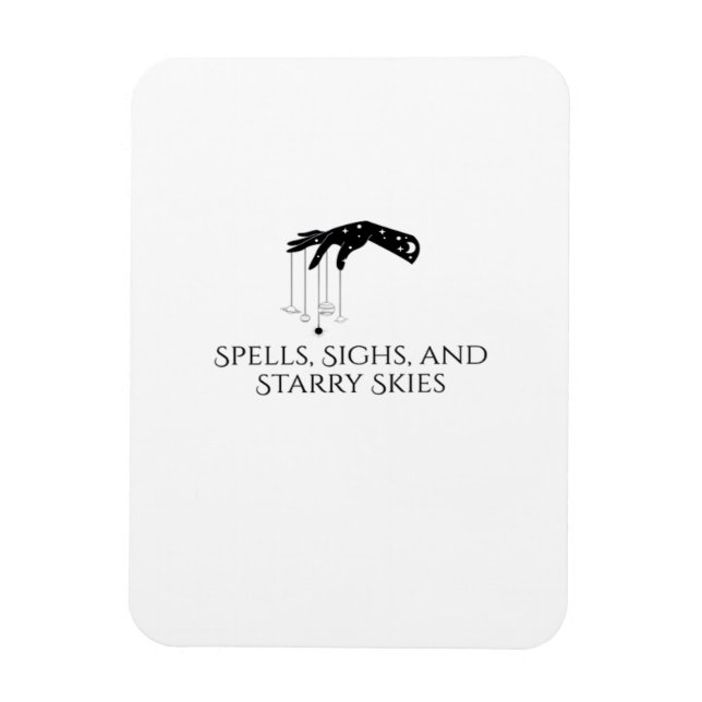 Íman Whimsigoth Ink – Florestas Místicas, Luas & Magia  (Vertical)