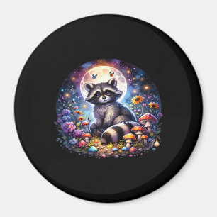 Íman Whimsigoth Raccoon Por Luz Da Lua, Ventilador Colo