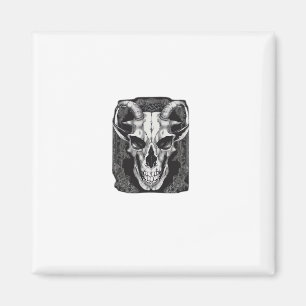 Íman Whimsigoth Skull Gótica Design Clássica