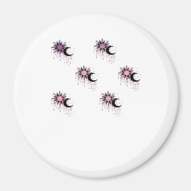 Íman Whimsigoth Sun Moon Witchy (Frente)