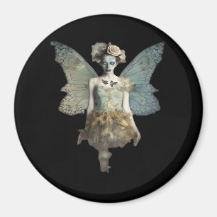 Íman Whimsigoth Zombie Fada Velha Timey Gótica Moody Ar
