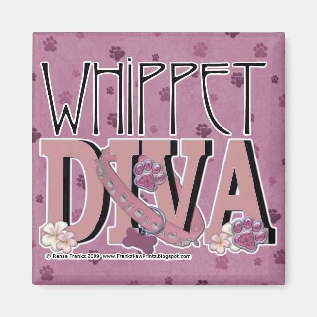 Íman Whippet DIVA (Frente)
