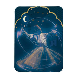 Íman Whirling Dervish Dourado Blue Digital