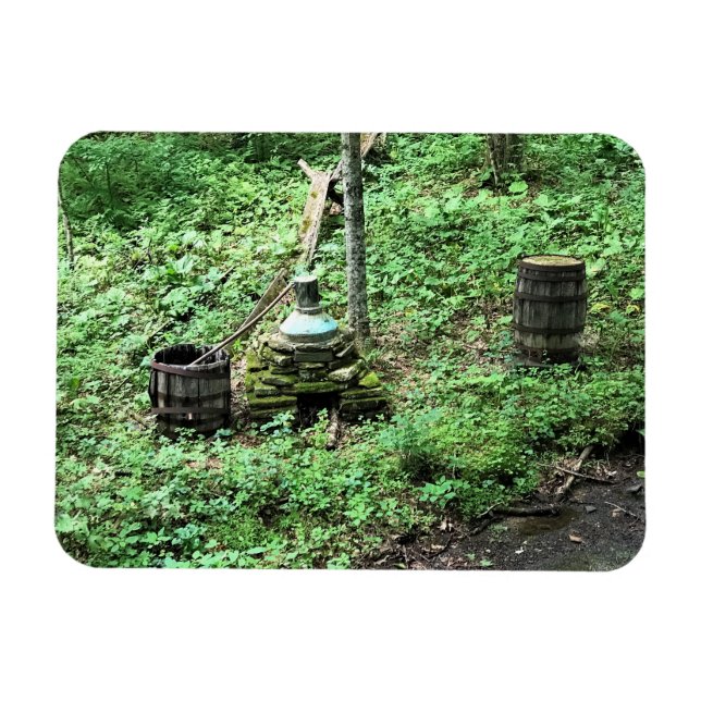 Íman Whiskey ainda em Mabry Mill, VA (Horizontal)