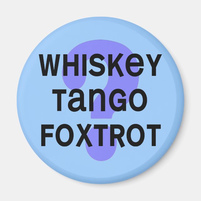 Íman whiskey_tango_foxtrot (Frente)
