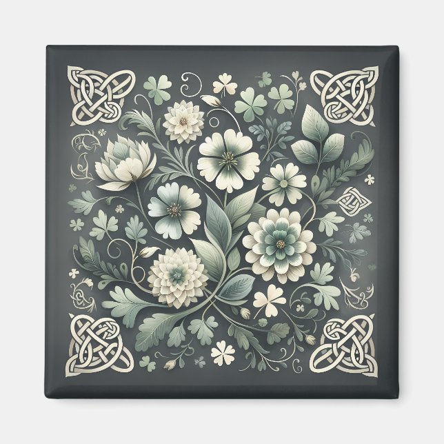 Íman Whispered Clover Knotwork Garden (Frente)