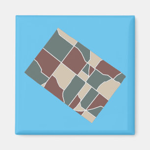 Íman Whitdor Township Map Magnet