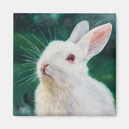 Íman White Bunny Magnet