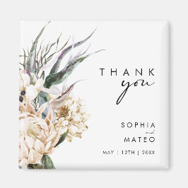 Íman White Floral | Fim De Casamento