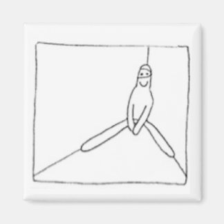 Íman White Ninja está em um canto