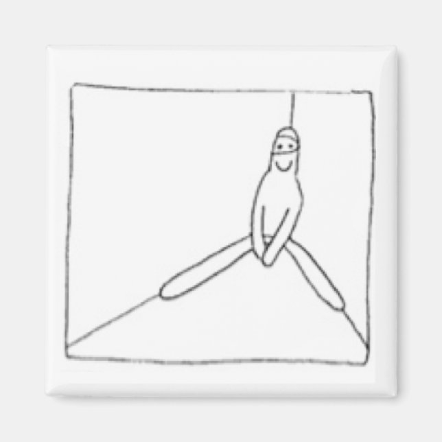 Íman White Ninja está em um canto (Frente)