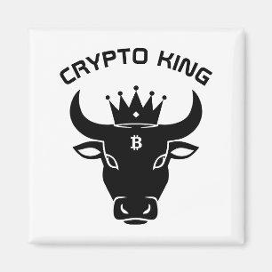 Íman White personalizado do Crypto King